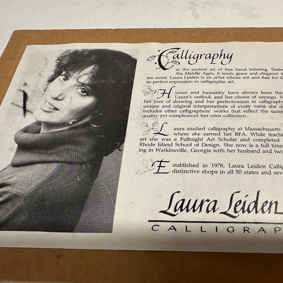 Laura Leide Framed Calligraphy Funny Dog and Cat. Picture Ready to Hang Small Si - Picture 7 of 8